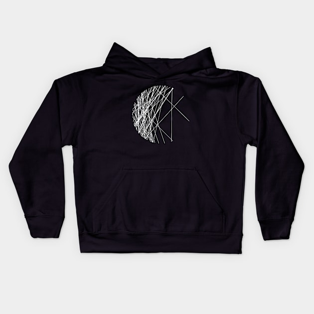 ABSTRACT LINES Kids Hoodie by azified